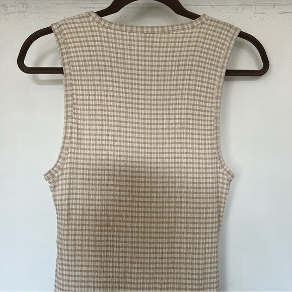 SOLD - Wilfred by Aritzia Gingham Midi Dress - Picture 8 of 9